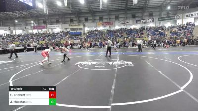 120 lbs Round Of 32 - Hudson Tribbett, Eaton vs Jayce Maestas, Ortega Middle School