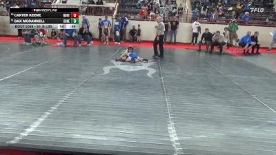 50_B lbs Consi Of 16 #1 - Carter Keene, North East vs Dax McDannell, Conemaugh Township