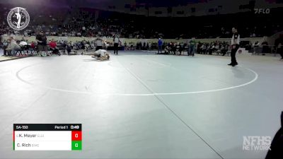 5A-150 lbs Cons. Round 1 - Kason Meyer, ELGIN vs Cohen Rich, BISHOP MCGUINNESS