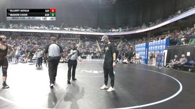 7A 157 lbs Cons. Semi - Elliott Gould, Davie vs Mason Cook, A.L. Brown High School