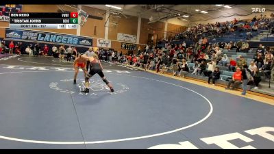 157 lbs Cons. Round 5 - Tristan Johns, Bishop Gorman HS vs Ben Redd, Viewmont