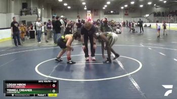 130 lbs Quarterfinal - Terrell Creamer, Lakeshore WC vs Logan Miron, U.P. Elite Wrestling