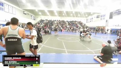 138 lbs Cons. Round 2 - Gabriel Rosales, Sunnyhills HS vs Ray Romero, Esperanza High School