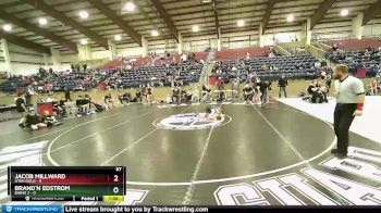 87 lbs Finals (2 Team) - Brand`n Edstrom, Idaho 2 vs Jacob Millward, Utah Gold