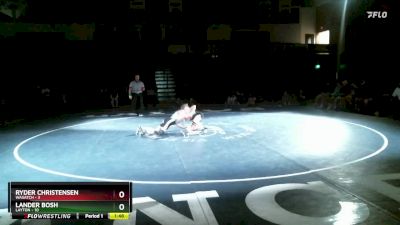 126 lbs Lander Bosh, Layton vs Ryder Christensen, Wasatch