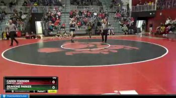 170 lbs Semifinal - DeAvione Parker, Bettendorf vs Caden Yoerger, Iowa City, Liberty