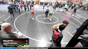 215 lbs Cons. Round 4 - Preston Wentling, Ridgeline vs Beau Tampien, Mt. Spokane