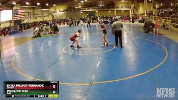132 lbs Quarterfinal - Penelope Ruiz, Elko vs Skyla Philpot-Fernandez, Liberty