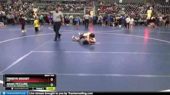 100 lbs Quarterfinal - Aidan McClure, Arlington Cardinals WC vs Trindyn Degodt, 2TG