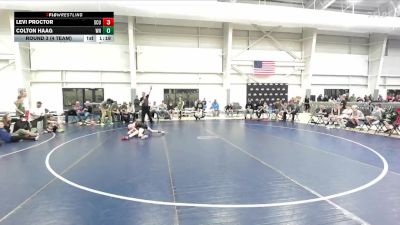 74 lbs Round 3 (4 Team) - Colton Haag, Western Nebraska vs Levi Proctor, South Central Utah