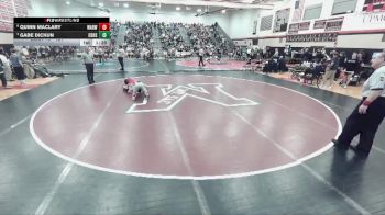 121 lbs Quarterfinal - Gabe Dickun, Central Dauphin Hs vs Quinn Maclary, Warwick Hs