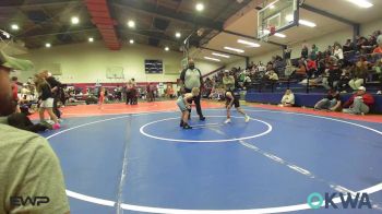 55 lbs Consolation - Cy Cox, Coweta Tiger Wrestling vs Ryan Chupp, Bartlesville Wrestling Club