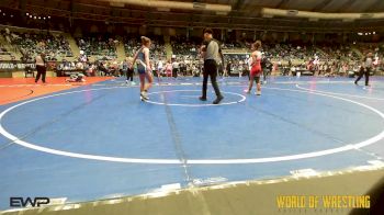 120 lbs Round Of 16 - Emmalyn Clark, Elk Grove Wrestling Academy EGWA vs Evelyn Tillison, Fort Gibson Youth Wrestling