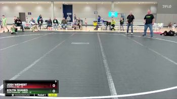 68 lbs Round 5 (6 Team) - Koltin Shanks, Team Donahoe - Green vs Josh Weimert, Guerrilla WA