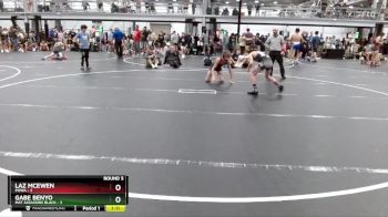 88 lbs Round 5 (6 Team) - Laz McEwen, POWA vs Gabe Benyo, Mat Assassins Black
