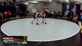 100 lbs. Cons. Round 3 - Makinze Hayes, Jefferson City vs Sophia Stecher, Lindbergh