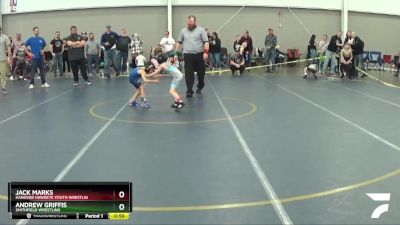 49 lbs Champ. Round 1 - Jack Marks, Hanover Hawkeye Youth Wrestlin vs Andrew Griffis, Smithfield Wrestling