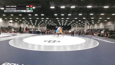 190 lbs Semis - Cody Savage, Ranger 47 Wrestling Club vs Aidan Kranz, South Dakota