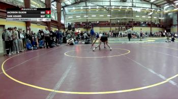 120 lbs Cons. Round 2 - Jackson Olson, Hononegah vs Sam Adams, Massillon Perry