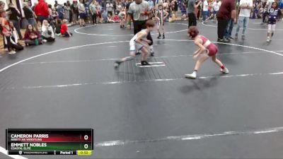 58 lbs Semifinal - Cameron Parris, Ninety Six Wrestling vs Emmett Nobles, Coastal Elite