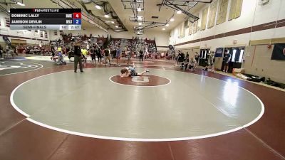 157 lbs Semifinal - Dominic Lally, Basement Rats vs Jamison Devlin, Delsea