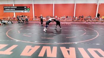 285 lbs 3rd Place Match - Sawyer Kuenzer, Rochester Christian University vs Tunde Oroye, Cleary University