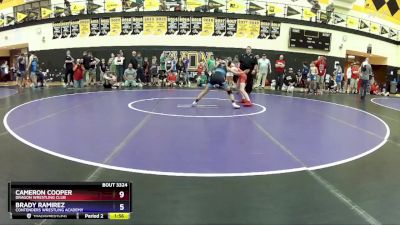 86 lbs 1st Place Match - Cameron Cooper, Dragon Wrestling Club vs Brady Ramirez, Contenders Wrestling Academy