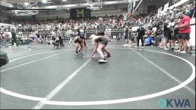 96 lbs Consolation - Lathan Russell, Tecumseh Youth Wrestling vs William Nguyen, Standfast