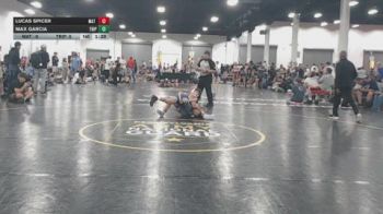 90 lbs Rr Rnd 2 - Lucas Spicer, Mat Warriors Fire - BHSE vs Max Garcia, Triple T Elite - BHSE