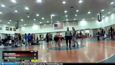 164 lbs Round 2 - Lily Bridges, Franklin Wrestling Club vs Mia Jimenez, Munster Wrestling Club