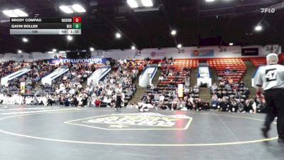 106 lbs Semifinals (8 Team) - Gavin Boller, Detroit Catholic Central vs Brody Compau, Rockford