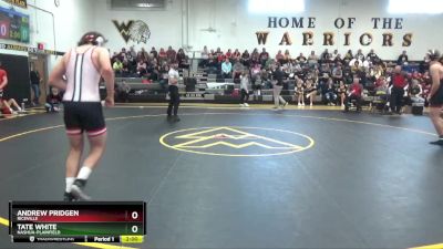 190 lbs Round 2 - Tate White, Nashua-Plainfield vs Andrew Pridgen, Riceville