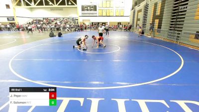 149A lbs Rr Rnd 1 - Jaden Pepe, Harvard vs Finn Solomon, Pitt