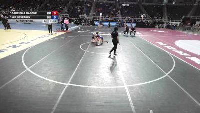 114 lbs Quarterfinal - Mia Severino, Copiague vs Gabriella Barone, Niagara Wheatfield