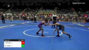 92 lbs Consolation - Jonathon Romero, NM Gold vs Maddox Jones, Bristow