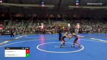 70 lbs Final - Kiah Locust, Pawnee Black Bear vs Hayden Piovarchy, Rogue Wrestling