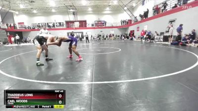 133 lbs Champ. Round 3 - Thaddeus Long, McKendree vs Cael Woods, Tiffin