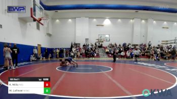 105 lbs Rr Rnd 1 - Kameron Mills, Piedmont vs Mason LaFever, Newcastle Youth Wrestling