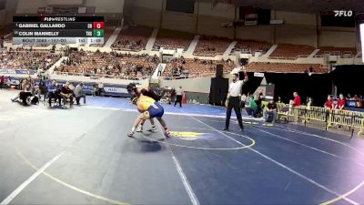 157-D3 Champ. Round 1 - Gabriel Gallardo, Sahuarita High School vs Colin Mannelly, Thunderbird High School