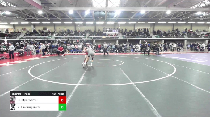 132 Lbs Quarterfinal - Hayden Myers, Coventry Vs Kyle Levesque, Xavier