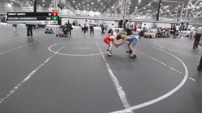 96 lbs Round 9 (10 Team) - Colton Louderback, The Outsiders vs Jimmy Smith, Dayton Bandits