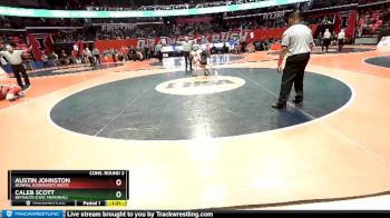 2A 126 lbs Cons. Round 2 - Caleb Scott, Bethalto (Civic Memorial) vs Austin Johnston, Normal (Community West)