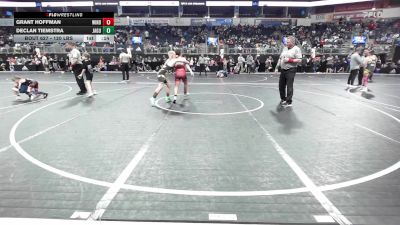120 lbs Rr Rnd 5 - Grant Hoffman, Windsor Youth Wrestling Club vs Declan Tiemstra, Jaguar Wrestling Club