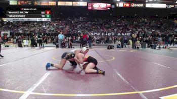 120 lbs Semifinal - Gracie Price, Thunder Ridge vs Makenzi McCoy, Wasatch
