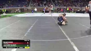 D4-119 lbs Champ. Round 1 - Matthew Slaght, Vermontville Maple Valley vs Blake Baker, Dansville