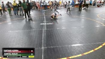 60 lbs 3rd Place Match - Gabryel Baxley, West Wateree Wrestling Club vs Gaetano Acerra, West Wateree Wrestling Club