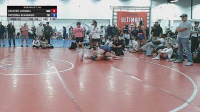 155 lbs Rr Rnd 5 - Aaliyah Langell, MIREV - GK12E vs Victoria Alvarado, The U - GK12E