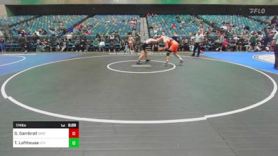 174 lbs Consi Of 4 - Graham Gambrall, Oregon State vs Tanner Lofthouse, Utah Valley