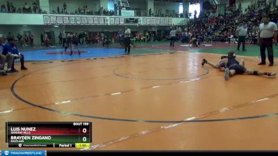 160 lbs Champ. Round 2 - Luis Nunez, Shadow Hills vs Brayden Zingano, Eastlake