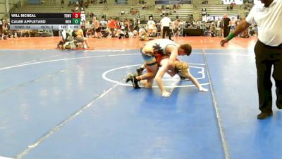 145 lbs Round Of 64 - Will McNeal, TDWC Maniacs Blue - HSB vs Caleb Appleyard, Iron Faith Gold - HSB